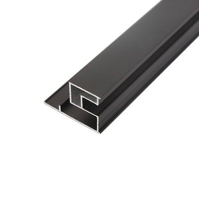 Anodizing V Rail 0.6mm Aluminum Extrusion Profiles