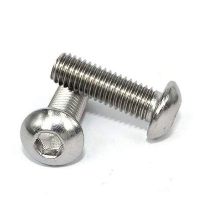 ISO 7380 M5 M6 Metric Machine Stainless Steel 304 Hexagon Socket Allen Cap Round Button Head Screws