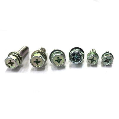 Stainless Steel Cross Recess Hardware Screws Bolts Washer