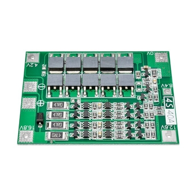 4S 40A Li Ion Lithium Battery 18650 Charger BMS Protection Board Balanced Module