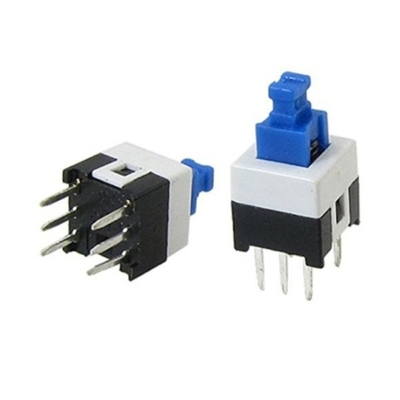 Single And Double Row Self Locking Touch Button Switch 5.8 * 5.8 / 7 * 7 / 8.5 * 8.5mm