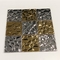 Gold Rose Pvd Plating CR Colored Stainless Steel Sheet With Mosaic