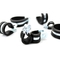 Refrigeration Insulated R Type Odm Metal Hose Clamps With Rubber