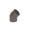 PVDF Pipe Fitting Abrasive Resistance Plastic Pipe Bend 45 Degree Elbow