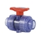 SWD Popular PVC Transparent Double Union Valve From 1/2inch To 2inch Ball Valve