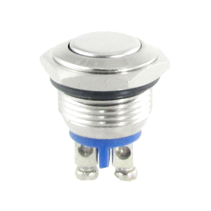 16mm Anti-Vandal currently Stainless Steel Metal Push Button Switch Raised Top 