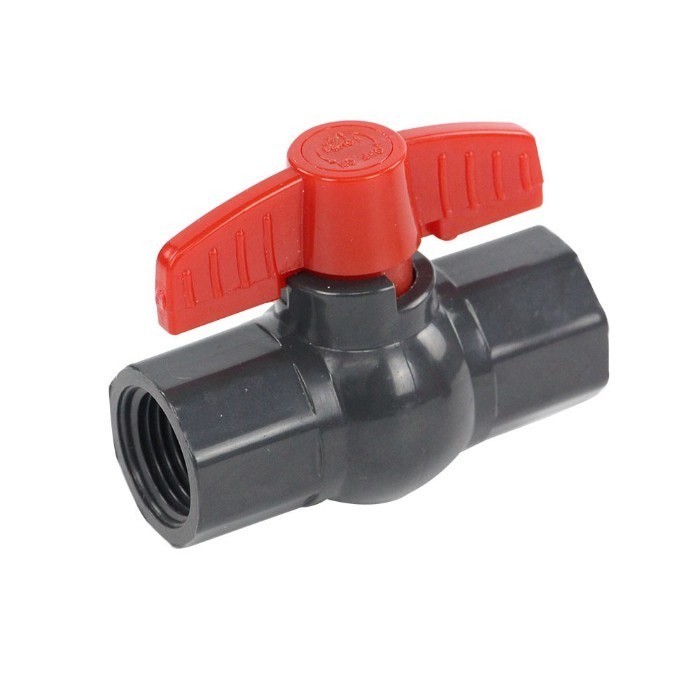 3/4" Butterfly Handle 20mm Plastic Water Valves For Water Supply