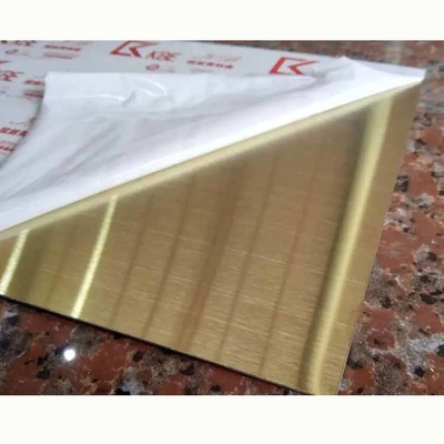Sa240 1/4 Inch 316 316L Stainless Steel Sheet Plate Gold Plated 410 321  316 2B BA No.4 Hl 8k