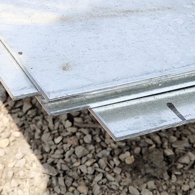 Hot Rolled Z275 DX51 DX52 DX53 10mm Thick Galvanized Steel Sheet Plates For Building