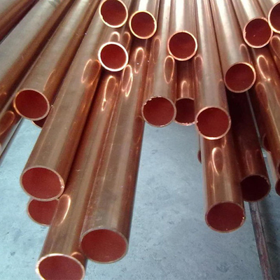 Brass Spiral Copper Pipe Tube 3 3/4 Inch For Cooling 17Mm 99.9% Pure