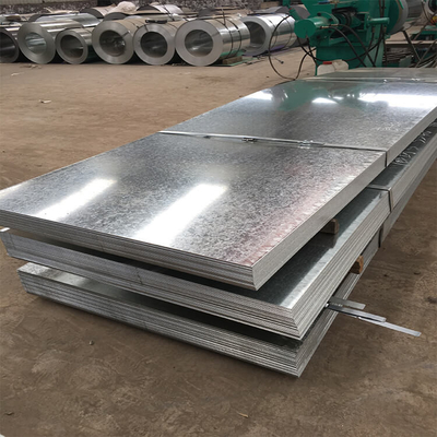 Flat Thin Galvanized Steel Sheet Plate Z275 G90 1.2 Mm Zinc Coating