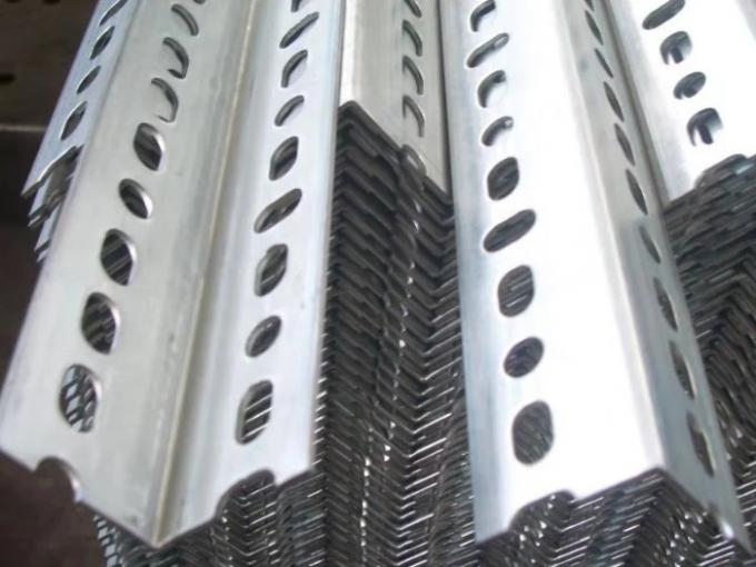 Perforated Galvanized Steel Angle Iron 6' Structural Steel Sections